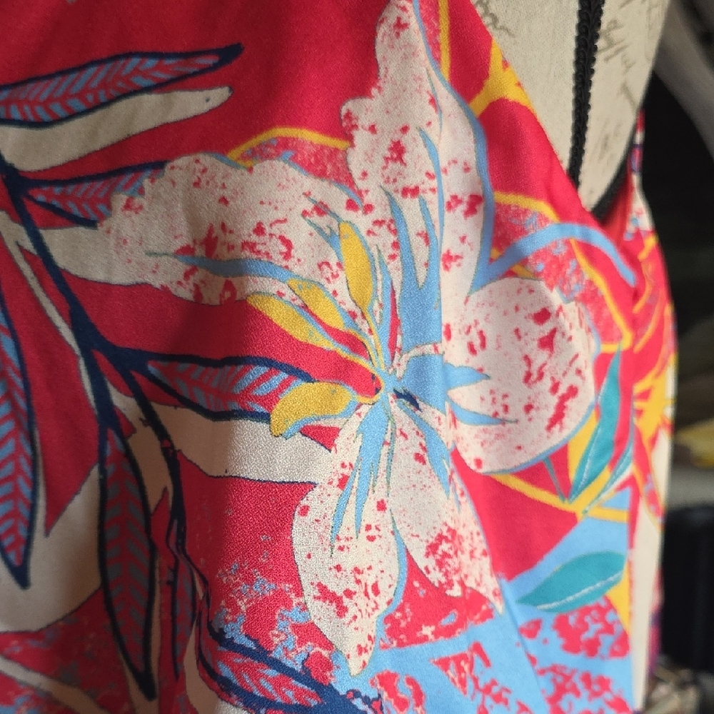 Flying Tomato Red and Pink Halter Romper - Picture 7 of 8